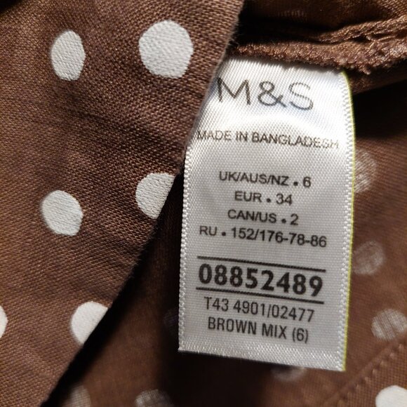 Marks and Spencer Pure Linen Premium Relaxed T-shirt - Picture 9 of 9